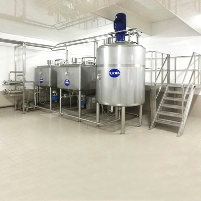 Syrup Preparation Automatic Industrial Mixing Tank With Agitator