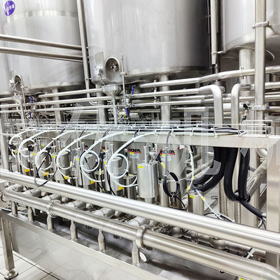 5 - 200 TPD UHT Milk Processing Line With Milk Product Making Machine ISO 9001/ SGS